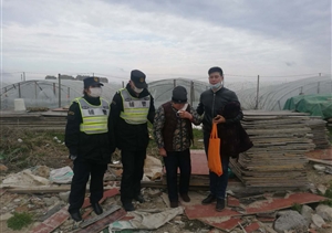 周東派出所輔警項(xiàng)目協(xié)助找回離家出走老人