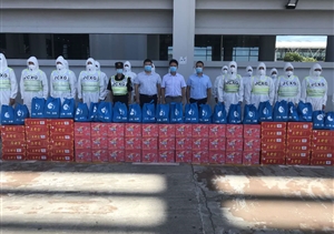 高溫酷暑送清涼  關(guān)心關(guān)愛暖心間——宗保公司開展高溫慰問送清涼