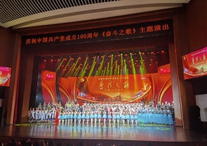 宗保公司組織員工觀看《奮斗之歌》主題文藝演出